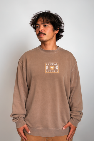 Horizon Crew Sweatshirt - Vintage Coffee