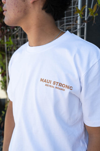 Maui Strong - Deeply Rooted ($10 donated to Foundation) - White