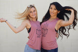 Pineapple Muscle Tank (Mauve)