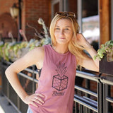 Pineapple Muscle Tank (Mauve)