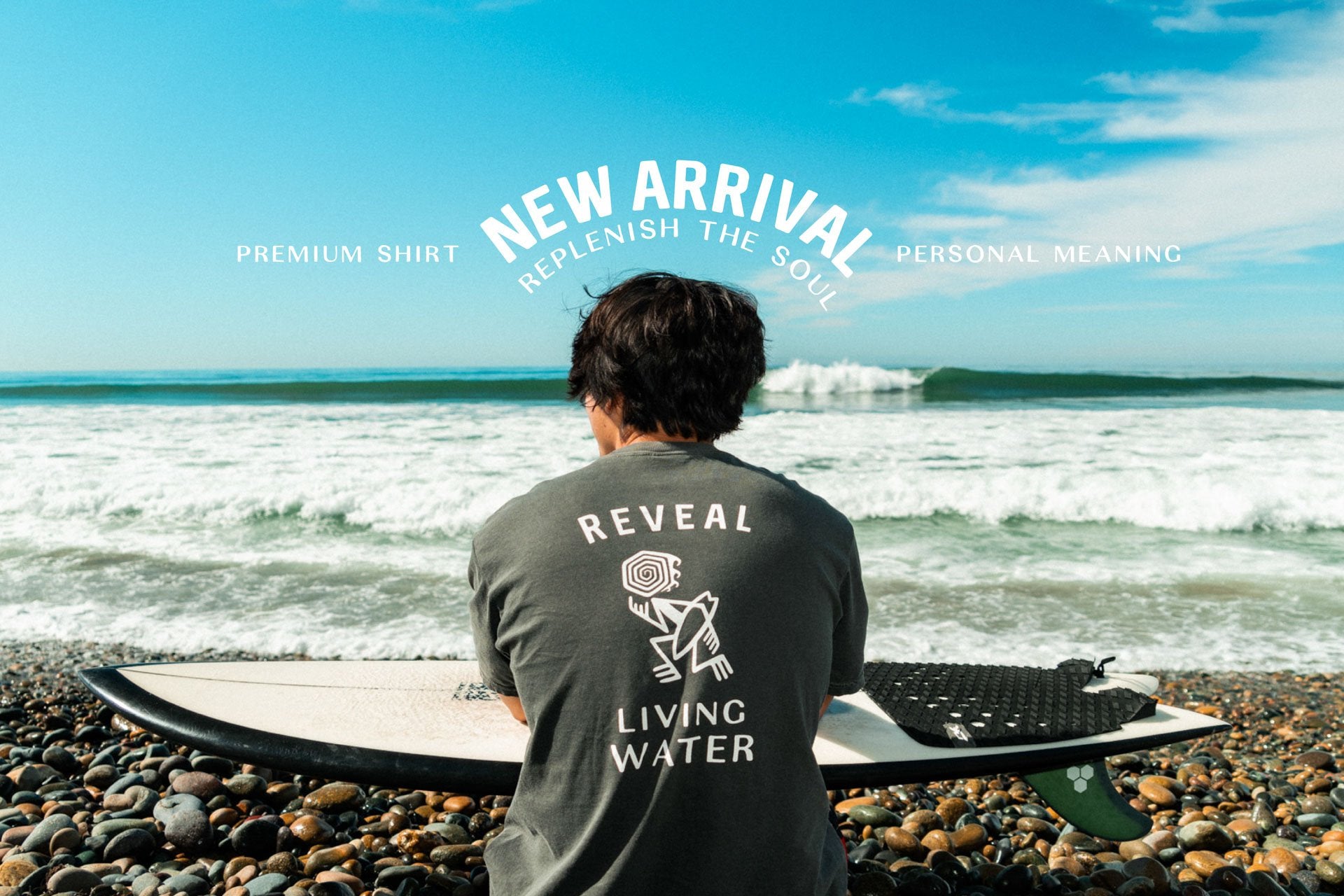 Tiki shirt, surfer, surf, tiki, tribal, faded, black, vintage, living water, live water, reveal