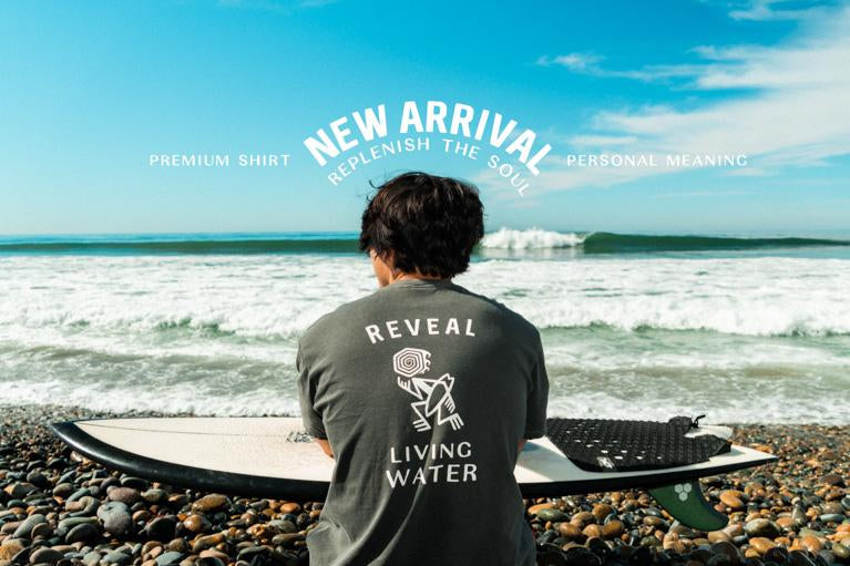 Tiki shirt, surfer, surf, tiki, tribal, faded, black, vintage, living water, live water, reveal