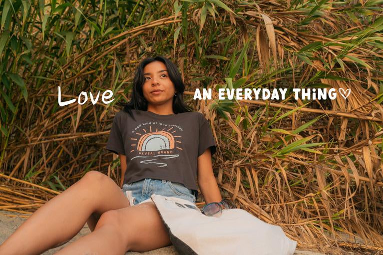 Aloha shirt, cropped tee, sunrise shirt, sunny, beachy, vibes, love, cute, wholesome