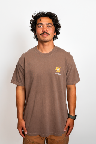 Sol Tee - Faded Brown