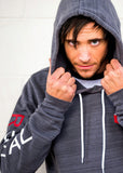 Marble Gray Fleece Hoodie