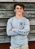 Long Sleeve Stamp tee - Gray